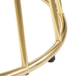 Marsai Round Dining Table White/Gold - Buylateral -Buylateral Home Cheap Store GUEST e5e28444 3df1 4efa a3ab d4e0c995870e