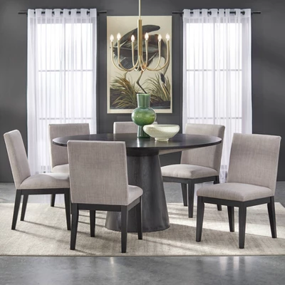 7Pc North Bay Round Dining Set Gray - Buylateral 1 7Pc North Bay Round Dining Set Gray - Buylateral