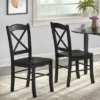 Set Of 2 Tiffany Cross Back Chairs - Buylateral