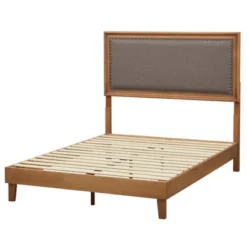 Queen Shaye Upholstered And Rustic Wood Bed - Buylateral 8 Queen Shaye Upholstered And Rustic Wood Bed - Buylateral -Buylateral Home Cheap Store GUEST eef08e10 46af 4de5 9530 84e54199b589