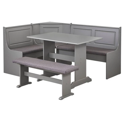 3pc Polly Upholstered Nook Dining Set - Buylateral 5 3pc Polly Upholstered Nook Dining Set - Buylateral - Image 5