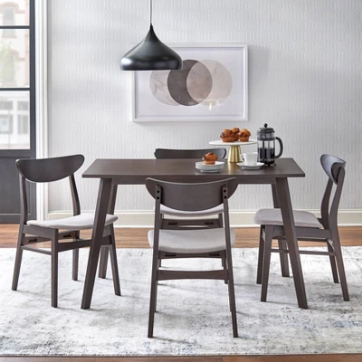 5pc Parlin Dining Set Walnut - Buylateral 1 5pc Parlin Dining Set Walnut - Buylateral