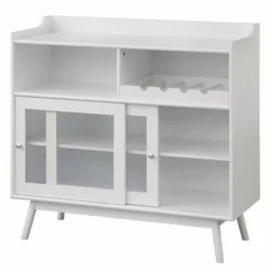 Dublin Bar Cabinet With Sliding Glass Doors White - Buylateral -Buylateral Home Cheap Store GUEST f77ab7d0 958e 45bc b797 cf35ea10b3f4
