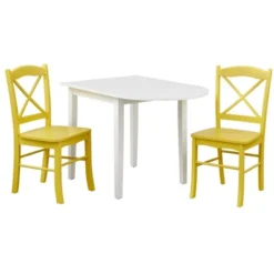 3pc Tiffany Extendable Dining Table Set - Buylateral -Buylateral Home Cheap Store GUEST fa2a459e 6a40 4acb adba 7d8e0fdbfe90
