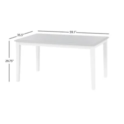 Helena Dining Table White/Gray - Buylateral -Buylateral Home Cheap Store GUEST fa5e2941 4018 4334 bdb0 6d134c26a066