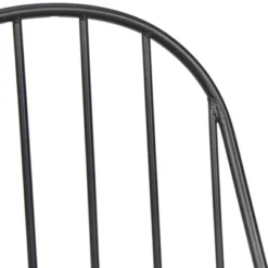 Set Of 2 Milo Windsor Metal With Wood Seat Dining Chairs Black/Espresso Brown - Buylateral -Buylateral Home Cheap Store GUEST fb9d4c60 8d19 4141 99c8 153ba4bdc73b